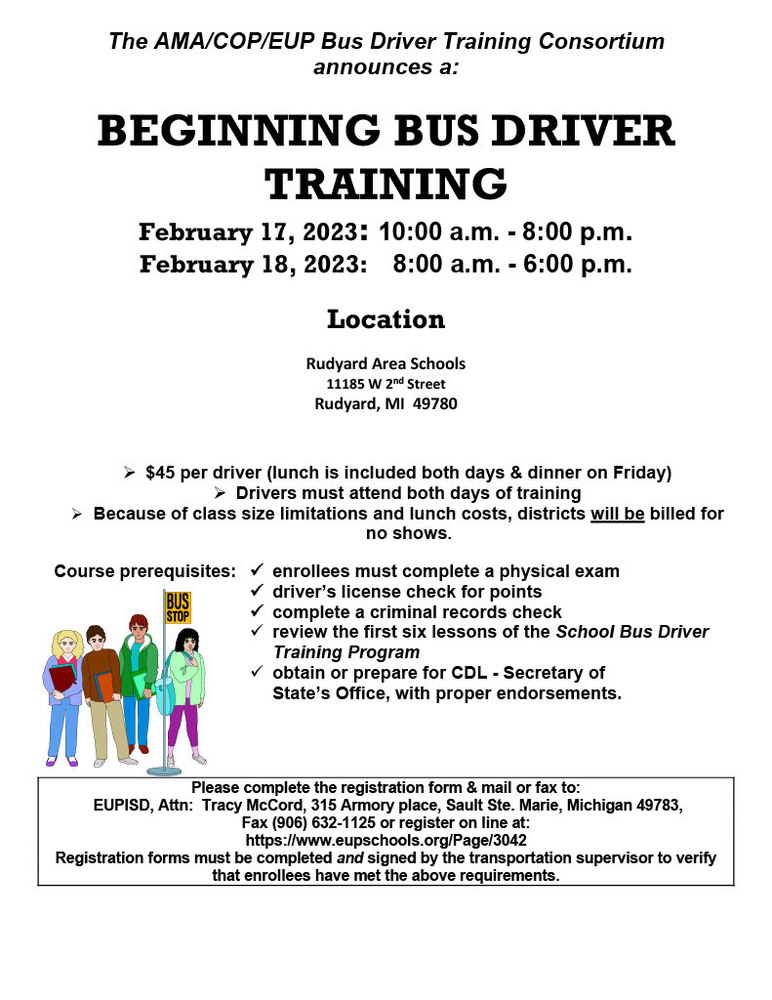 Beginning Bus Driver Training