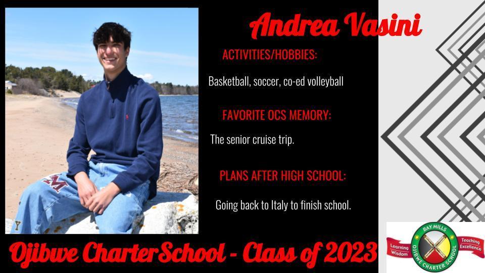 Senior Spotlight-Andrea Vasini